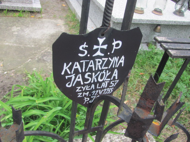 Katarzyna Jaskóła  Biłgoraj - Grobonet - Wyszukiwarka osób pochowanych