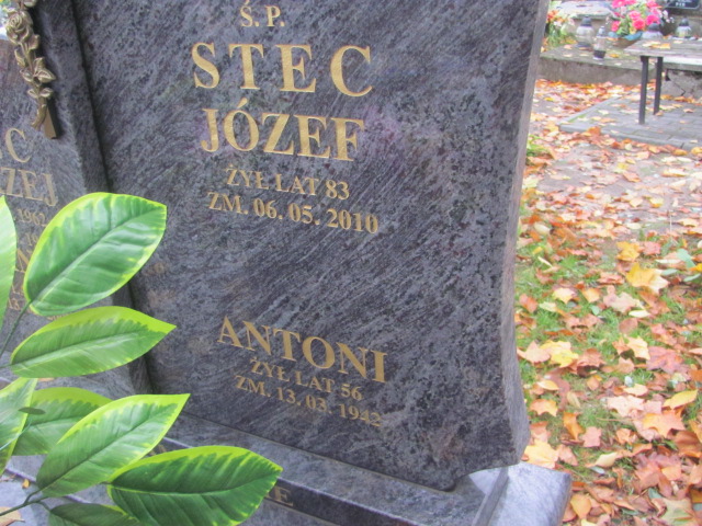 Andrzej Stec  1962 Biłgoraj - Grobonet - Wyszukiwarka osób pochowanych