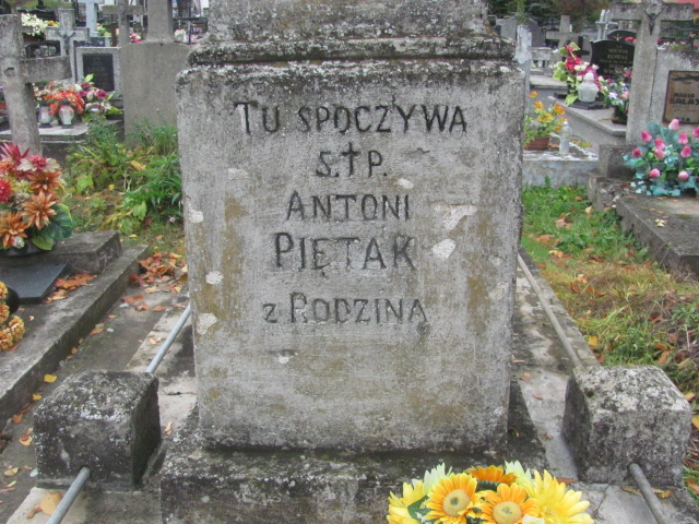 Antoni Piętak  Biłgoraj - Grobonet - Wyszukiwarka osób pochowanych