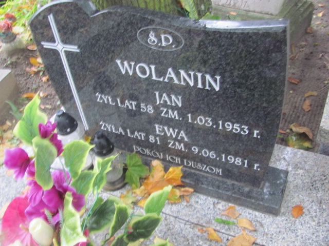 Ewa Wolanin  Biłgoraj - Grobonet - Wyszukiwarka osób pochowanych