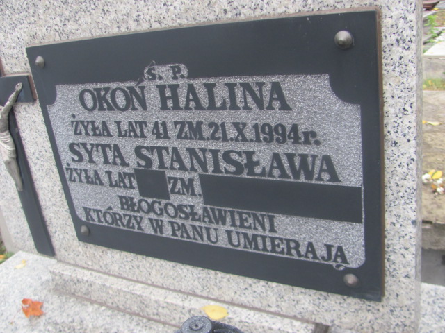 Franciszek Okoń 1950 Biłgoraj - Grobonet - Wyszukiwarka osób pochowanych