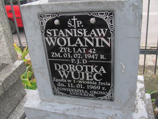 Stanisław Wolanin  Biłgoraj - Grobonet - Wyszukiwarka osób pochowanych