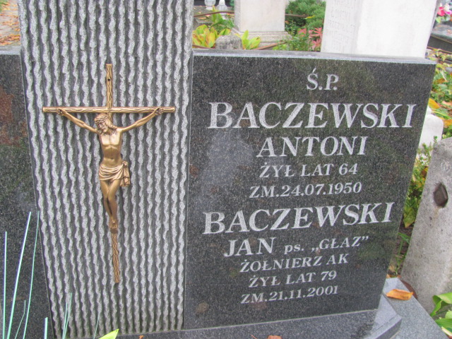 Jan Baczewski  Biłgoraj - Grobonet - Wyszukiwarka osób pochowanych