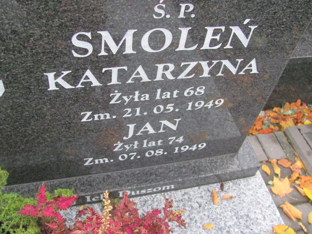 Katarzyna Smoleń  Biłgoraj - Grobonet - Wyszukiwarka osób pochowanych