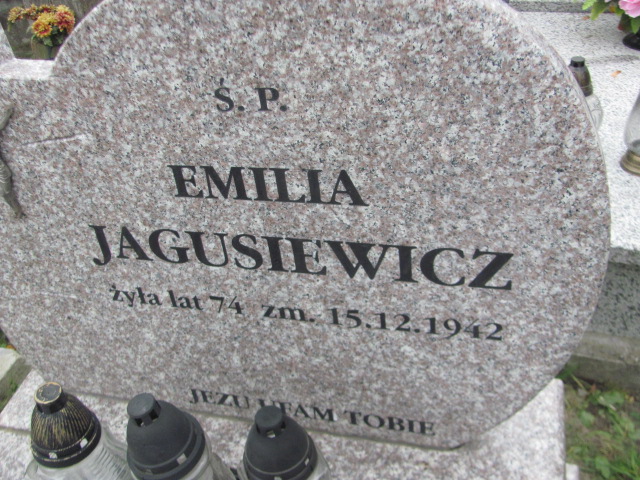 Emilia Jagusiewicz  Biłgoraj - Grobonet - Wyszukiwarka osób pochowanych
