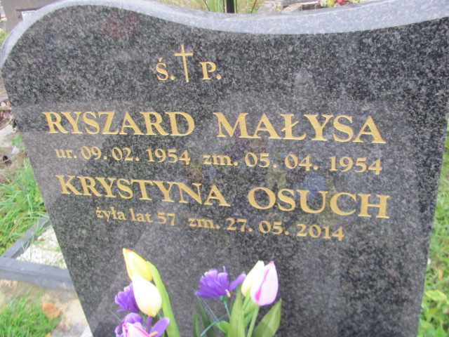 Ryszard Małysza  1954 Biłgoraj - Grobonet - Wyszukiwarka osób pochowanych