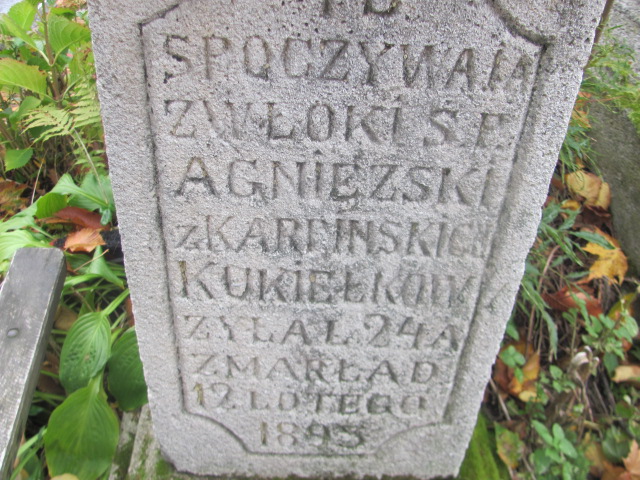 Agnieszka Kukiełka  Biłgoraj - Grobonet - Wyszukiwarka osób pochowanych