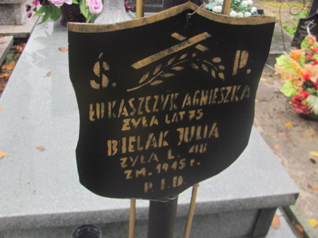 Agnieszka Łukaszczyk  Biłgoraj - Grobonet - Wyszukiwarka osób pochowanych