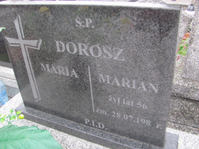 Marian Dorosz  Biłgoraj - Grobonet - Wyszukiwarka osób pochowanych