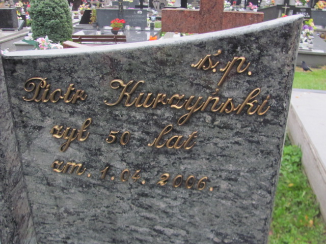 Piotr Kurzyński 1956 Biłgoraj - Grobonet - Wyszukiwarka osób pochowanych