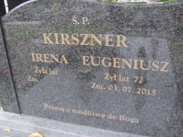 Eugeniusz Kirszner 1943 Biłgoraj - Grobonet - Wyszukiwarka osób pochowanych