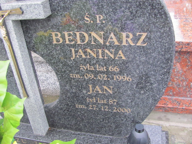 Jan Bednarz Biłgoraj - Grobonet - Wyszukiwarka osób pochowanych