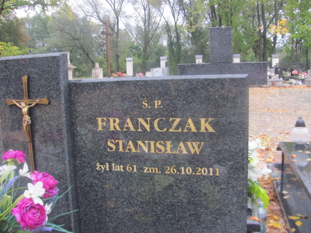 Stanisław Franczak 1950 Biłgoraj - Grobonet - Wyszukiwarka osób pochowanych